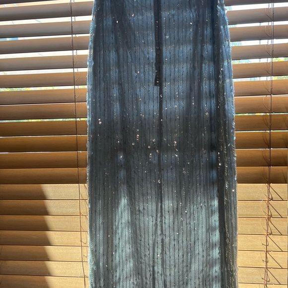 NEW ASOS EDITION Sequin and Crystal Fringe Skirt Size 4 - Picture 6 of 10